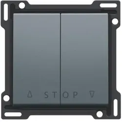 Niko Züblin 220-65918 Abdeckung für Doppel Rollladentaster zur elektronischen Bedienung 22065918