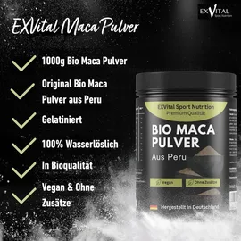 Exvital BIO Maca Pulver 1000 g