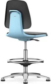 Bimos Arbeitsstuhl Labsit Skintec Sitz-H. 520-770 mm blau