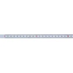 Maßband, selbstklebend 500 x13mm, horizontal, weiß, Nullpunkt links