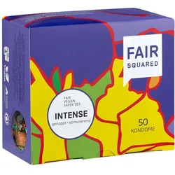 «Intense» Kondome - genoppt, vegan und nachhaltig (50 Kondome) 50 St
