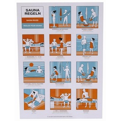 Karibu Sauna-Baderegeltafel