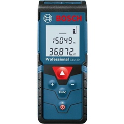 Bosch Professional, Laserentfernungsmesser, GLM 40 (0.15 m, 635 nm)