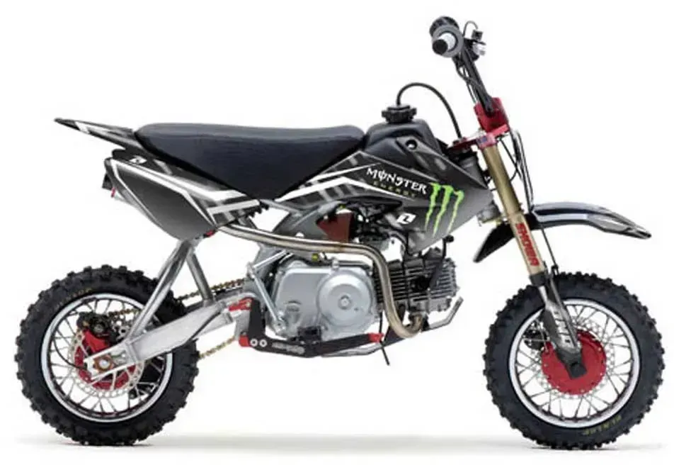 One Industries Monster Energy Kawasaki Kx65/klx110 02-10 Grafik-kit - Multicolor - One Size