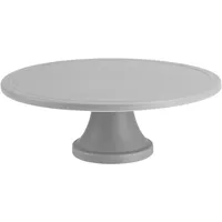 RBV Birkmann Birkmann Tortenplatte Trend, Keramik, 31 cm Steingrau matt, Höhe 11 cm