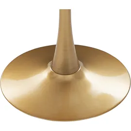 Beliani Boca Ø 90 cm weiß/gold