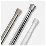 HAYRETS Duschvorhangstange 260 cm nickel matt gebürstet