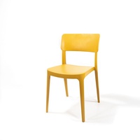 VEBA Wing Chair Senf Stapelstuhl 82 x 47 x 45 cm gelb