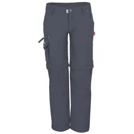 TROLLKIDS Oppland Zipp-Off-Trekkinghose Grau 140