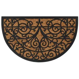 vidaXL Halbrund 45 x 75 cm Braun