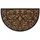 vidaXL Halbrund 45 x 75 cm Braun