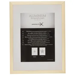 Bilderrahmen Aluminium in Goldfarben