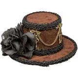 Orlob Faschingshut Mini-Zylinder Steampunk mit Clips