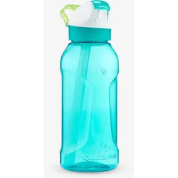 Trinkflasche Ecozen® mit Schnellverschluss und Trinkhalm Wandern - 0,5 L, EINHEITSFARBE, EINHEITSGRÖSSE