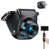 Rückfahrkamera【3 Montagemethoden】 360° Drehbar Rückfahrkamera Auto Unterstützt AHD 1080P/720P/NTSC/PAL Modi Frontkamera/Rückfahrkameras mit Nachtsicht Universal DC 12V-24V für Wohnwagen SUV Wohnmobil