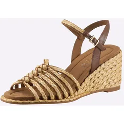 Sandalette CAPRICE Gr. 41, braun (cognac) Damen Schuhe Caprice