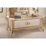 Luxus Schreibtisch Tisch Büro Office Antik Stil Barock Rokoko Schreibtische Neu - Beige