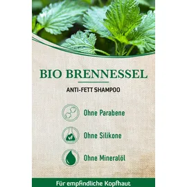 schröder cosmetics gmbh & co. kg alkmene Anti-Fett Shampoo Bio Brennnessel