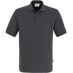 Pocket-Polo-Shirt "PERFORMANCE" 812 - M - anthrazit