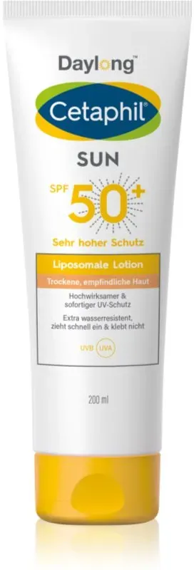 Daylong Cetaphil SUN Liposomal Lotion Bräunungsmilch für empfindliche Oberhaut SPF 30 200 ml