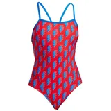 Funkita Single Strap Badeanzug Rot 152