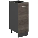 Vicco Apothekerschrank R-Line, Edelgrau/Anthrazit, 30 cm ohne Arbeitsplatte
