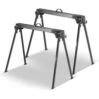 STAHLWERK Sägebock 2er Set 500 kg Universal Arbeitsbock, Klappbock