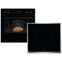 AEG AH63B Set Pyrolyse Herd OE7P621AK + Induktionskochfeld OIX64A00XB