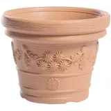 Prosperplast Decora 65L 57 x 57 x 45,5 cm Ziegelfarbe