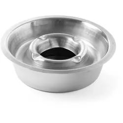 HENDI Aschenbecher mit Aschebehälter, ⌀140x(H)40mm