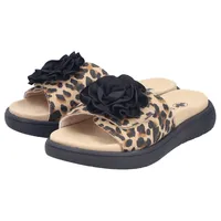 Rieker Pantolette beige/schwarz 40