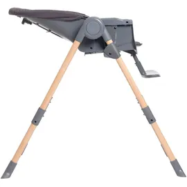 Chicco Hochstuhl Polly Essential Coal, mit Essbrett grau