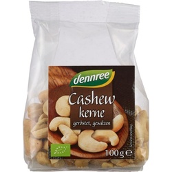 dennree Cashewkerne  geröstet & gesalzen bio