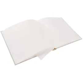 Goldbuch Bella Vista sandgrau 30x31 60 weiße Seiten 27723