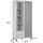 MID.YOU Standvitrine 92 x 198 x 40 cm Braun