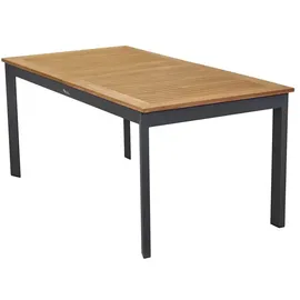LC Garden Unicamo Ausziehtisch 180 x 90 x 75 cm Aluminium/Teak Natur