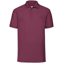 FRUIT OF THE LOOM 65/35 Polo Herren Poloshirt in versch. Farben und Größen, burgund, L