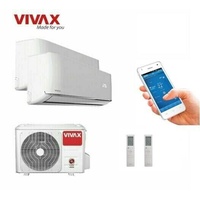 VIVAX Multisplit R Design 9000 BTU + 12000 BTU WIFI Klimagerät Klimaanlage A++
