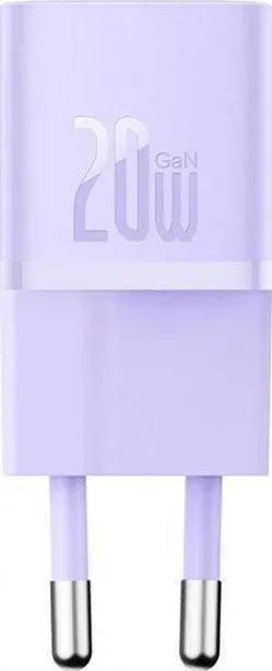 Baseus GaN5 20W Mini Universal Violett AC Schnellladung Drinnen (CCGN050105)