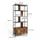 Vicco Bücherregal 80 x 30 x 180 cm Schwarz