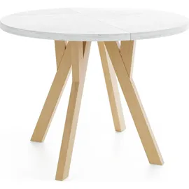 WFL GROUP Avero Ø 100 cm weiß