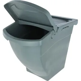 Kerbl Futterbox mit Deckel, (40l) – Grau × 40L