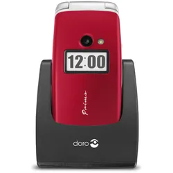 PRIMO BY DORO 413 rot Handy - Einfach zu bedienendes Handy mit 2,4