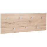 Haku-Möbel HAKU Möbel Wandgarderobe 42950 braun Holz 7 Haken 80,0 x 30,0 cm