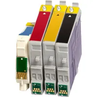Ampertec 4 kompatible Tinten ersetzt Epson C13T061540 Multripack KCMY