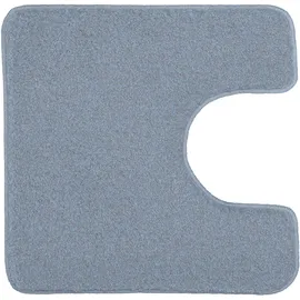KLEINE WOLKE Badematte RELAX Blau 30 x 30 cm mit Ausschnitt