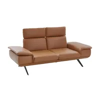 KOINOR Sofa Elements Leder Orange Bernstein