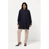 Ulla Popken Bluse in dunkles marine | 54-56