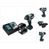 Makita DTW 701 RG Akku Schlagschrauber 18 V 700 Nm 1/2" XPT Brushless + 2x Akku 6,0 Ah + Ladegerät