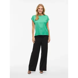 VILA Viellette S/S Satin Top grün XS (34)
